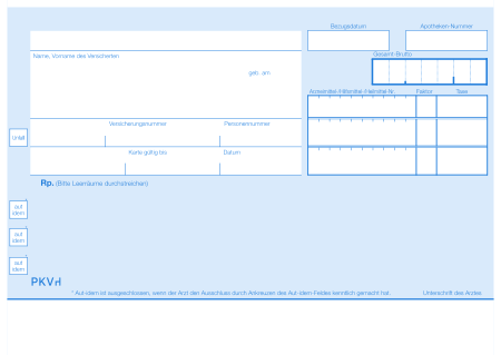 Vorschau Original PKV Rezept