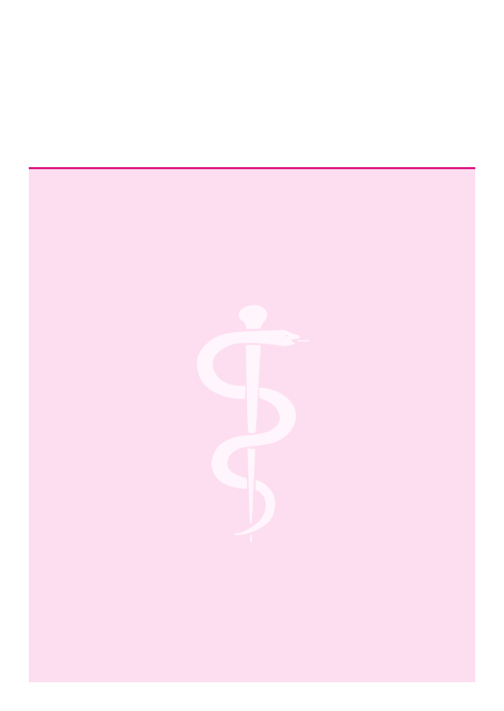 Hochformat Äskulapstab Rosa